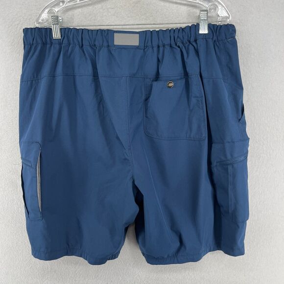 REEL LIFE Shorts Mens XL Swim Trunks Beach Boardshort Drawstring Mesh Lined Blue - Picture 5 of 14